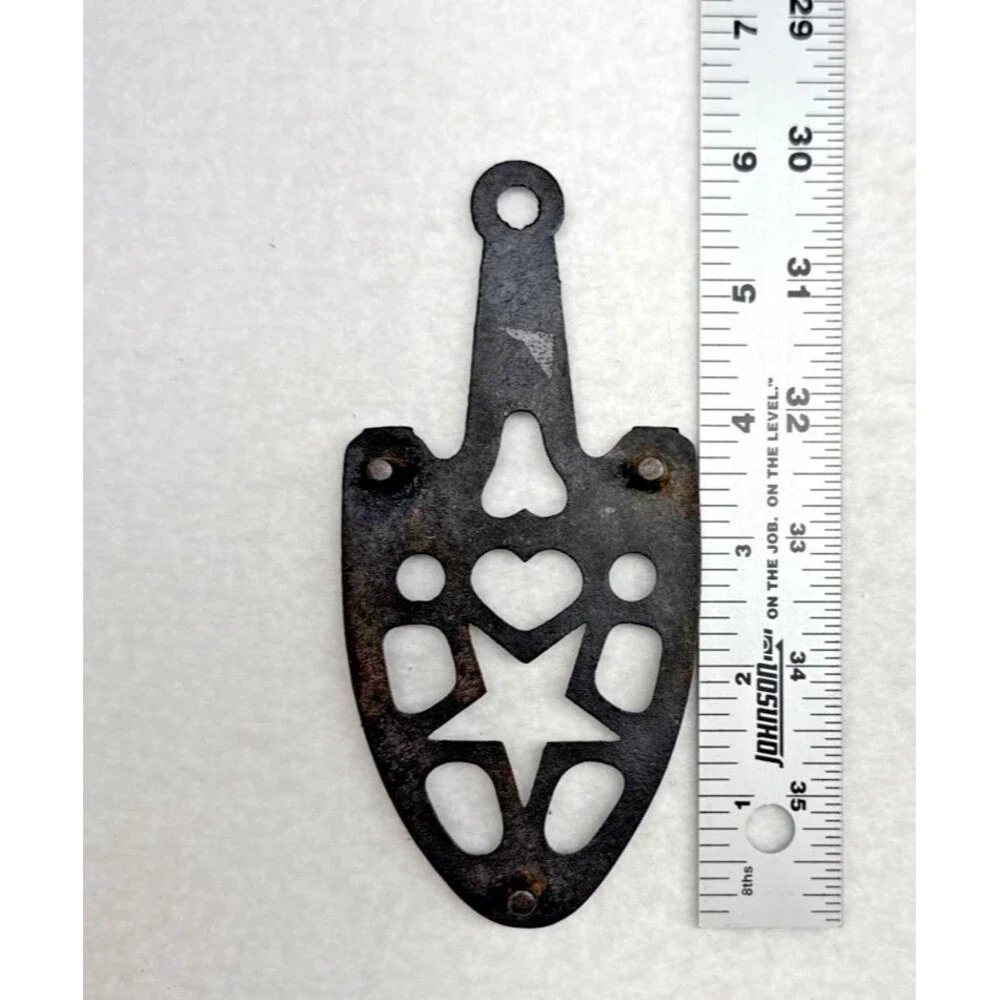 Cast Iron Sad Iron Trivet Lot of 4 Ornate Victorian Flat Iron Trivets Vintage